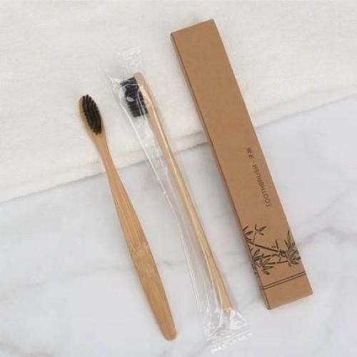 Toothbrush with Bamboo Handle