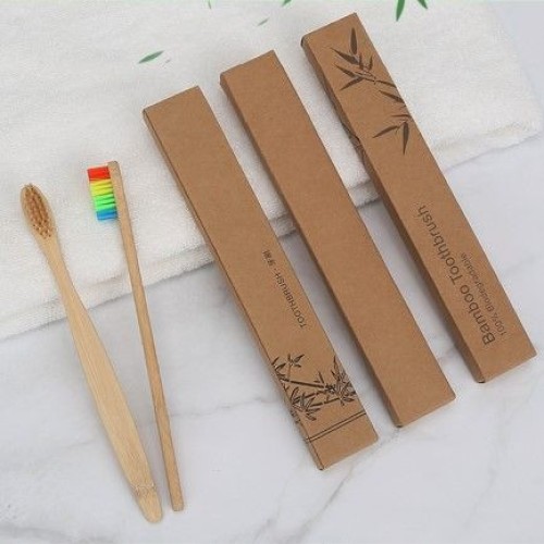 Toothbrush with Bamboo Handle